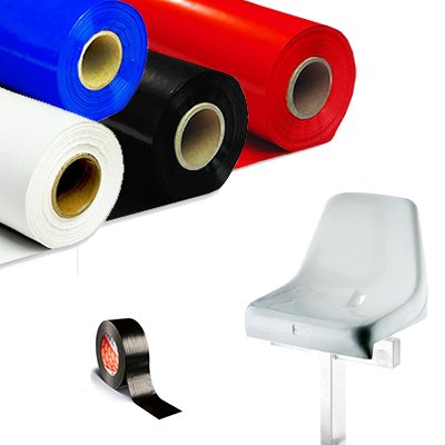 Plastic film seat covering roll