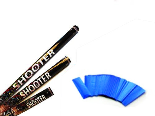 Papier Konfetti Shooter - Blau