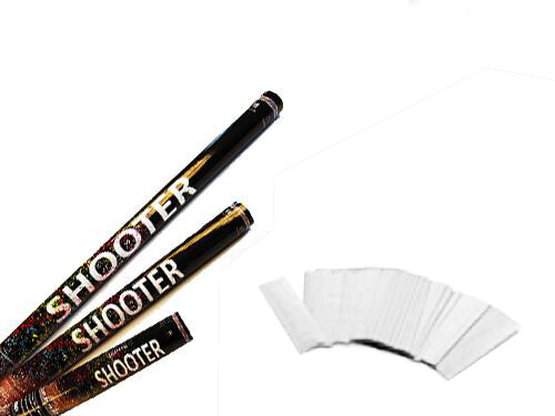 Papier Konfetti Shooter - Weiß
