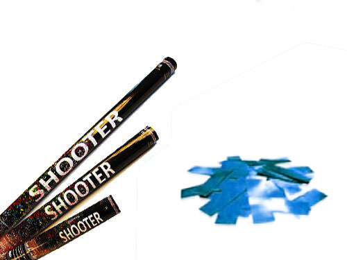 Metallic Konfetti Shooter - Blau