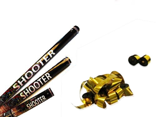 Metallic Streamer Shooter - Gold