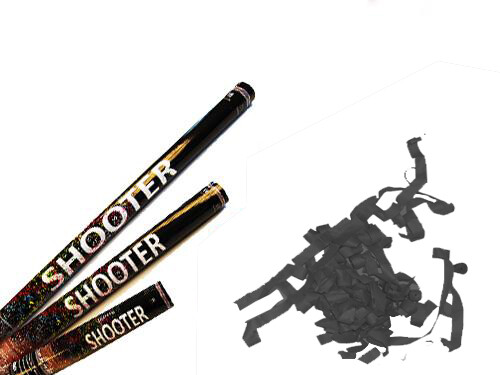 Papier Streamer Shooter - Schwarz