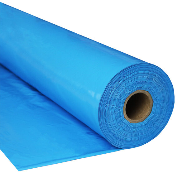 Plastic film roll standard 1,5x100m - light blue