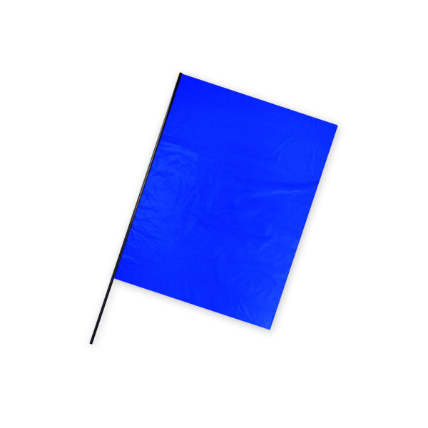 Folienfahnen 75x90cm Hochformat - Blau