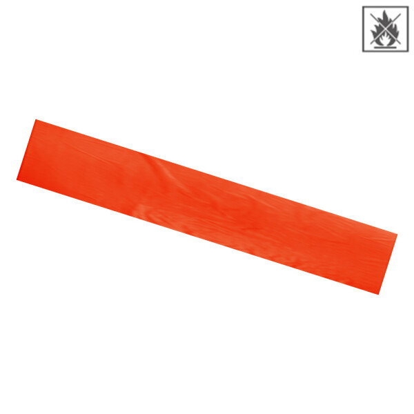 Folienschals schwer entflammbar 150x25cm - Orange
