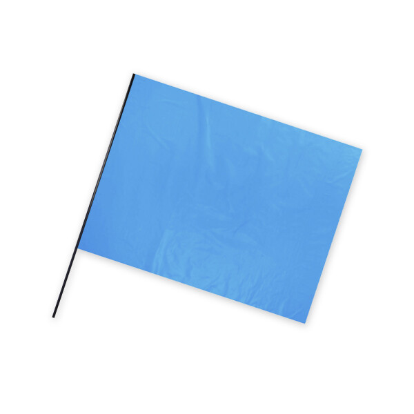 Folienfahnen 75x50cm Querformat - Hellblau