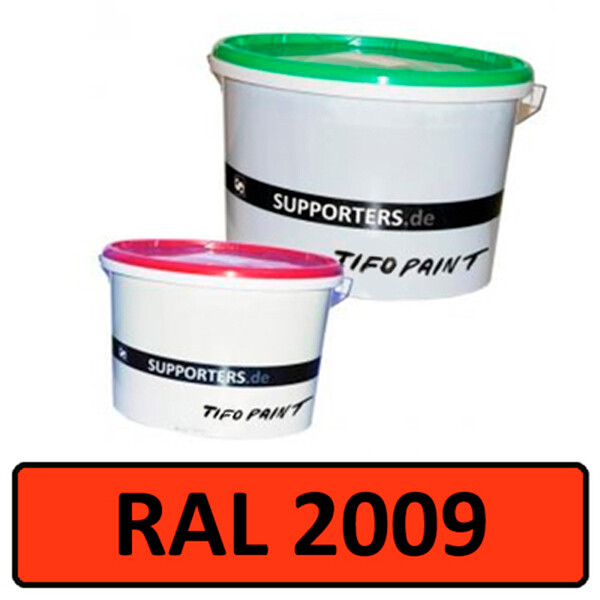Stoff Farbe Verkehrsorange RAL2009