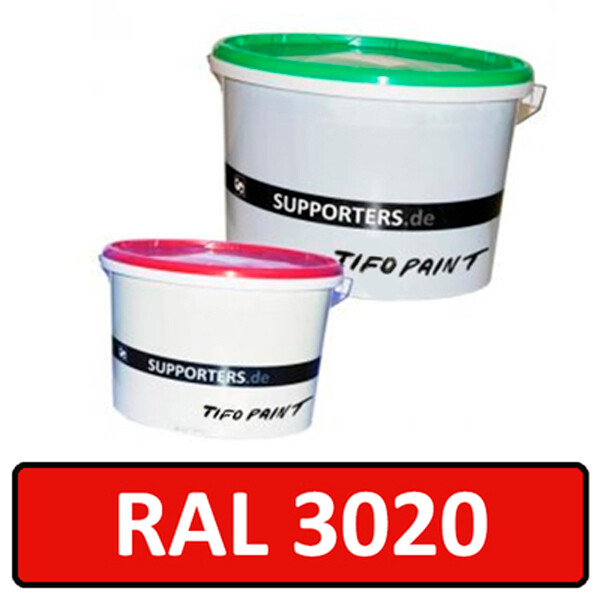 Stoff Farbe Verkehrsrot RAL3020