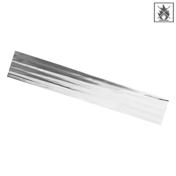 Folienschals Metallic schwer entflammbar 150x25cm - Silber