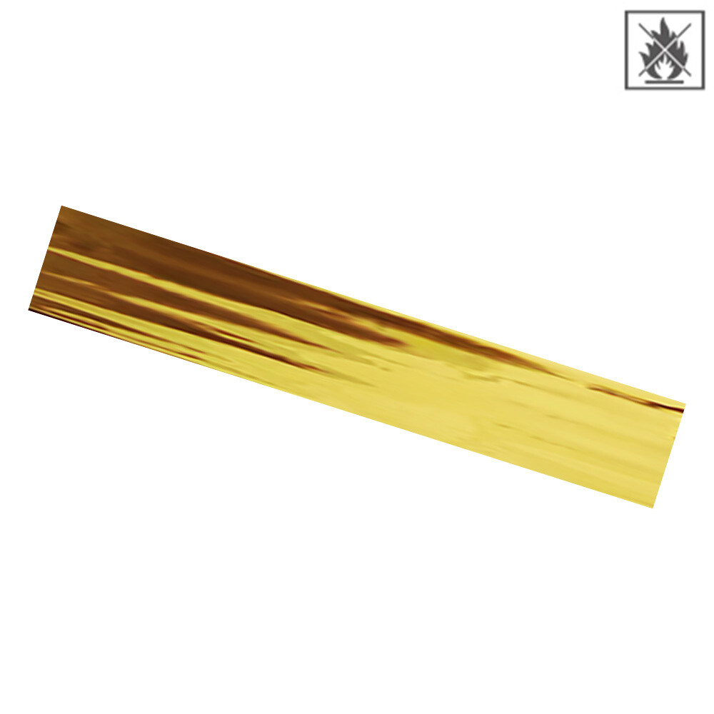 Folienschals Metallic schwer entflammbar 150x50cm - Gold