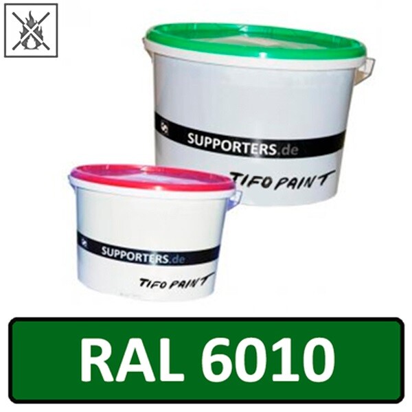 Polyesterstoff Farbe Grasgrün RAL6010 - schwer entflammbar