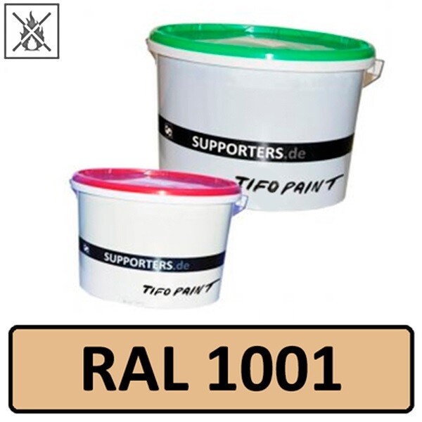 Vliesstoff Farbe Beige RAL1001 - schwer entflammbar