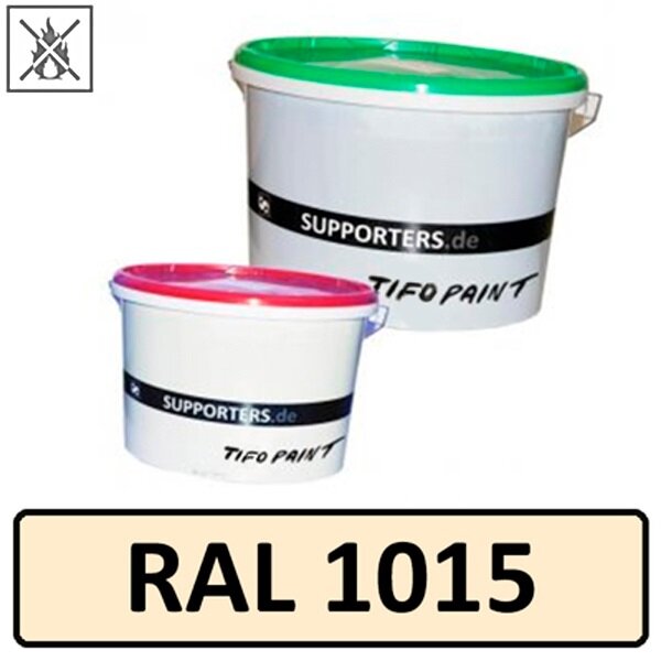 Vliesstoff Farbe Hellelfenbein RAL1015 - schwer entflammbar