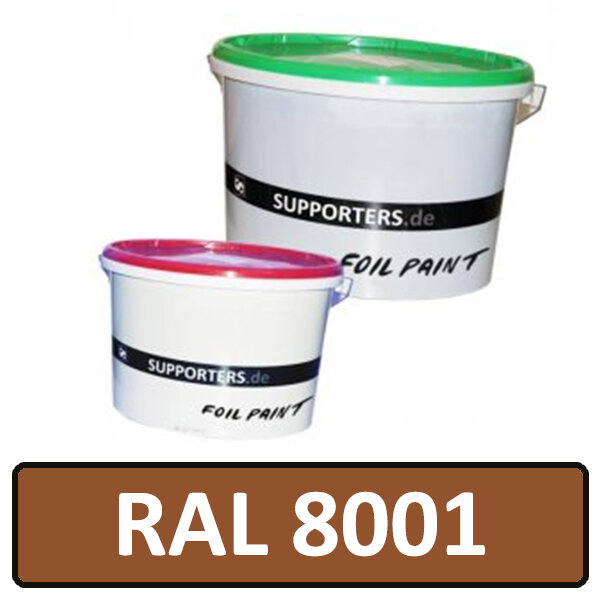 Papier Farbe Ockerbraun RAL8001