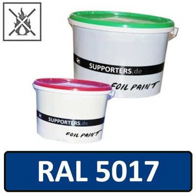 Papier Farbe Verkehrsblau RAL5017 - schwer entflammbar