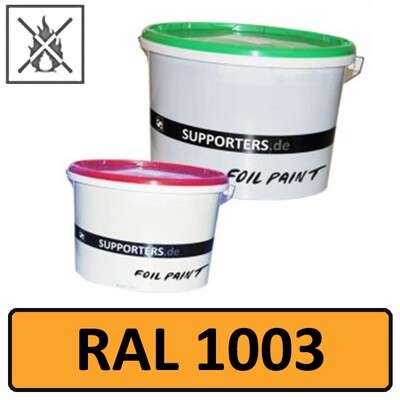Papier Farbe Signalgelb RAL1003 - schwer entflammbar