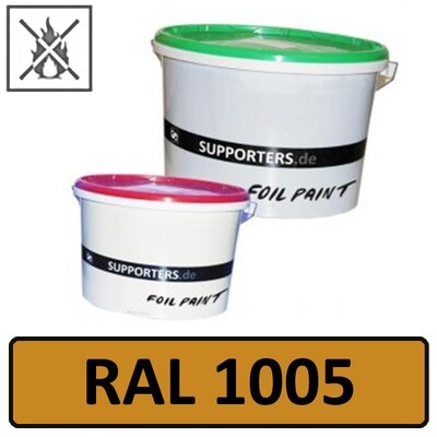 Papier Farbe Honiggelb RAL1005 - schwer entflammbar