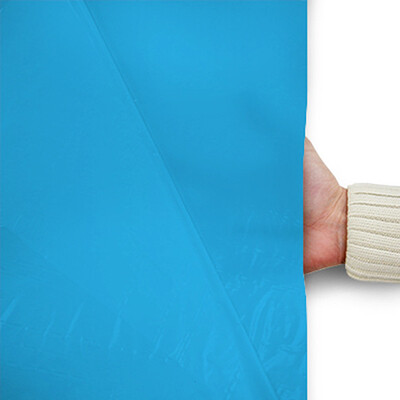 Plastic film seat cover double 75x150cm - light blue