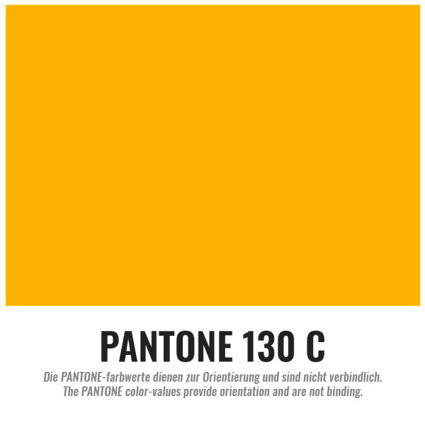 Polyesterstoff Premium - 150cm - 10 Meter Rolle - Gelb (dunkel)