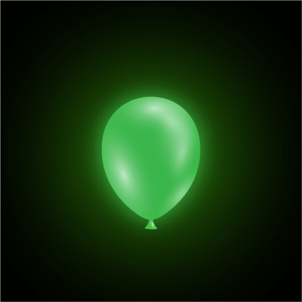 LED-Ballons - Grün